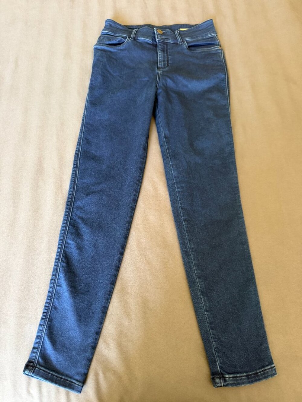 Girls' High-Rise Dark Wash Jeggings  Size M / US 8-10